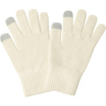 Gants chauds de téléphone intelligent d&#39;écran tactile de fibre argentée bon marché Gant chaud d&#39;hiver